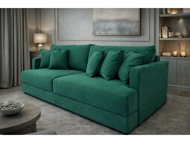 Диван еврокнижка Сиена с 5 декоративными подушками, Vivaldi 11