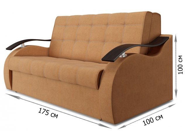 Диван аккордеон Братислава Allure plain 4, сп.место 140х195