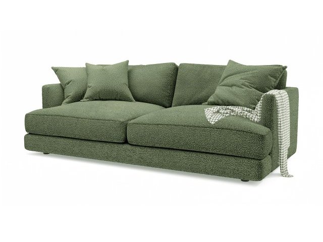 Диван еврокнижка Ибица, 5 подушек, Bravo Wasabi