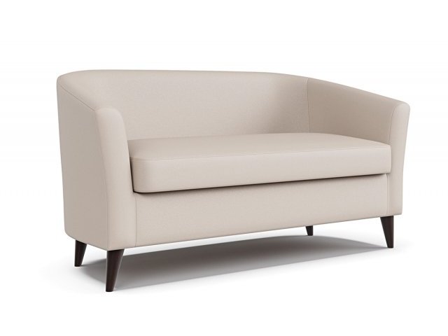 Диван офисный Алекто 2.0, цвет молочный, искусственная кожа Nappa 130