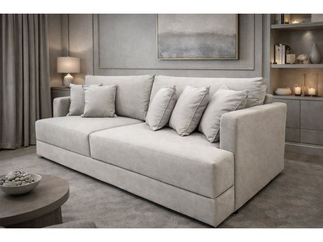 Диван еврокнижка Сиена с 5 декоративными подушками,  Velutto 16