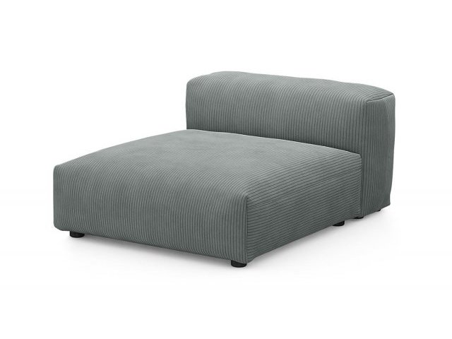 Пуф со спинкой Фиджи 105x137 Cilium Steel (Еврокнижка)