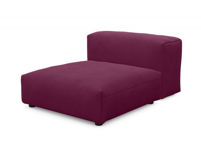 Пуф со спинкой Фиджи 105x137 см, раскладной, велюр Vivaldi 35