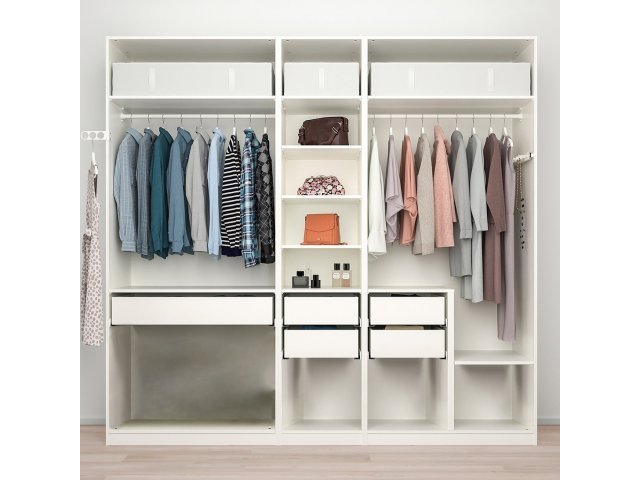 Гардероб PAX Икеа, 250х58х236 см