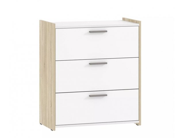 Комод Симпл НМ 013.19, дуб сонома/белый