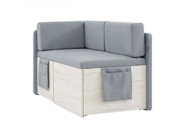 Кухонный диван Бартон 150х67х75 Savana Plus Ash, раскладной, с ящиком