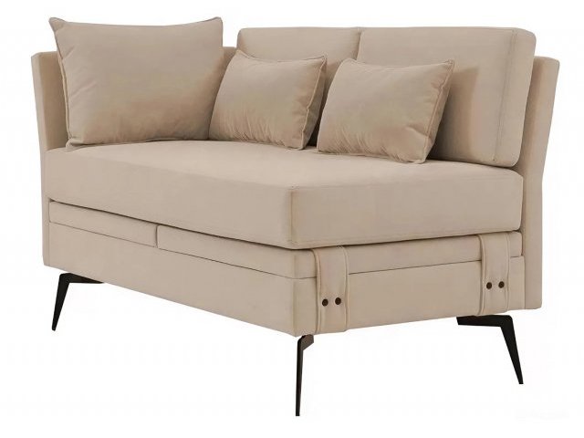 Кушетка Шарли, 130х70х77,5 см, обивка велюр Melissa 03, раскладная