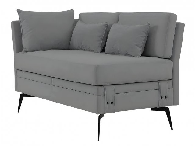 Кушетка Шарли, 130х70х77,5 см, обивка велюр Melissa 05, раскладная