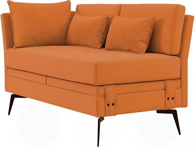 Кушетка Шарли, 130х70х77,5 см, обивка велюр Melissa 12, раскладная