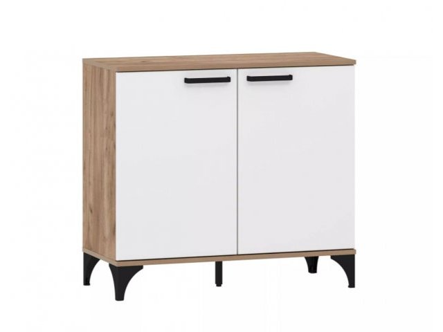 Тумба Марсель НМ 013.78, Дуб Крафт табачный/Меренга