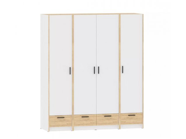 Набор шкафов Оттавия Комплектация 2, Белый Фасадный/Дуб Крафт Золотой