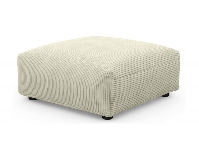 Пуф Фиджи 84х84х42 см, квадратный, вельветовая обивка Cilium Bone