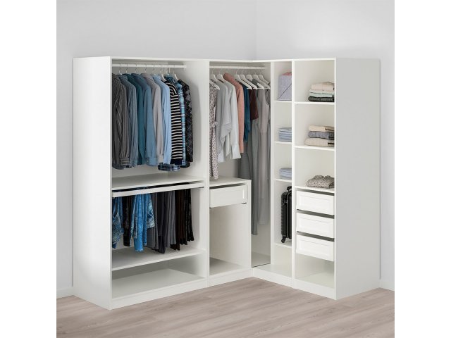 Гардероб Пакс PAX IKEA (угловой) комбинация с 4 ящиками