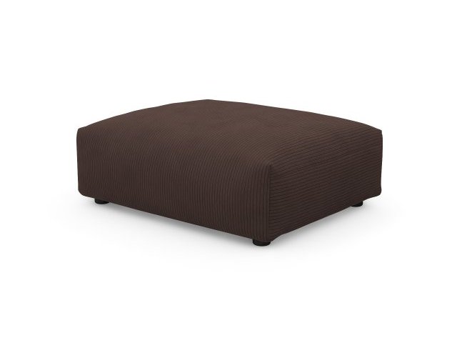 Пуф Фиджи 105х84х42 см прямоугольный, вельветовая обивка Cilium Chocolate