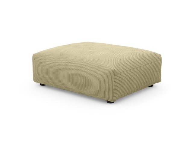 Пуф Фиджи 105х84х42 см прямоугольный, вельветовая обивка Cilium Cream