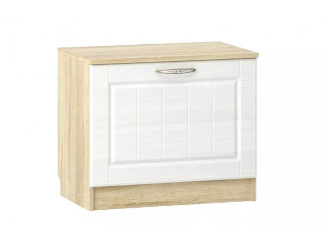 Тумба для обуви Оливия НМ 040.47 Х, Белое дерево/Дуб Сонома