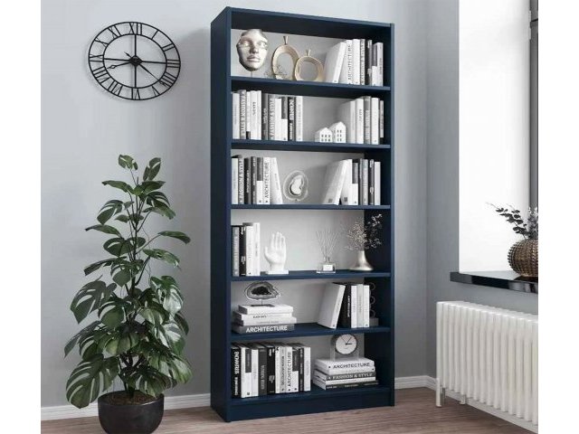 Стеллаж Билли 01 Синий 80х28х202 см, Икеа