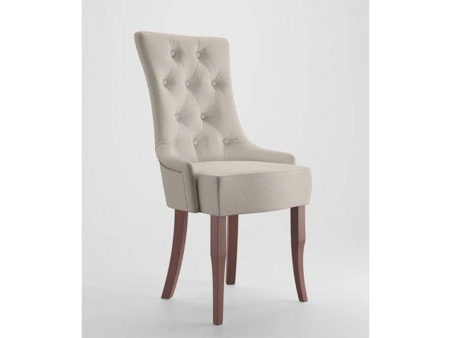 Стул Сантьяго мягкий, прострочка спинки, ножки бук, Ultra Sand