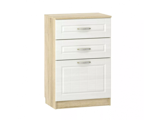 Тумба Оливия НМ 040.45 Х, Белое дерево/Дуб Сонома