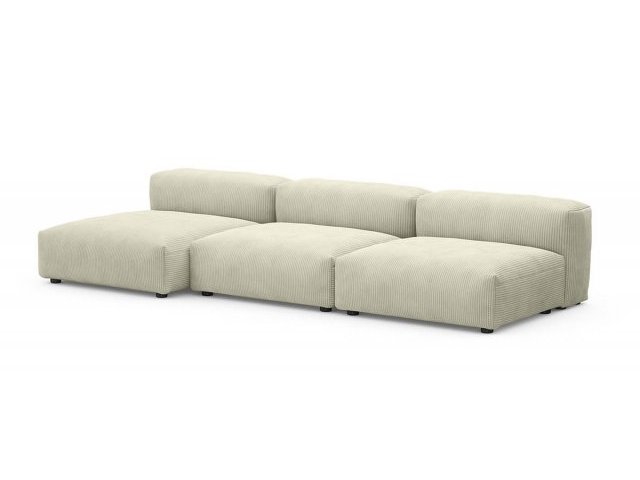 Модульный угловой диван с оттоманкой Фиджи малый, Cilium Bone