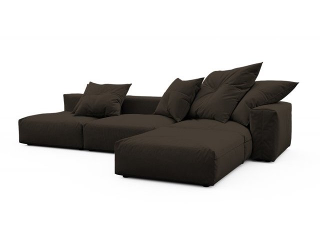 Модульный угловой диван с оттоманкой Фиджи большой Velutto 24