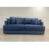 Диван еврокнижка Сиена с 5 декоративными подушками, Cilium Indigo