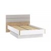 Кровать Морти НМ 041.20 Х, Белый/Дуб бунратти/Серый