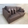 Диван еврокнижка Ибица, 5 подушек, Cilium Chocolate