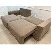 Диван еврокнижка Крафт, велюр Zara steel