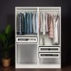 Гардероб PAX IKEA с 3 ящиками, 150х58х201 см