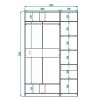Гардероб PAX Икеа, 150х58х236 см