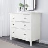 Комод с 3 ящиками Хемнэс Hemnes белый Икеа