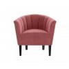 Кресло Аспен модель 035 с мягкими подлокотниками, велюр Ультра коралл