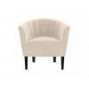 Кресло Аспен модель 035 с мягкими подлокотниками, велюр Ультра ивори