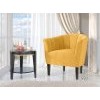 Кресло Аспен модель 035 с мягкими подлокотниками, велюр Ультра Мустард