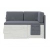 Кухонный диван Бартон 130х67х75 Savana Plus Mous, раскладной, с ящиком