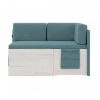 Кухонный диван Бартон 140х67х75 Savana Plus Mint, раскладной, с ящиком