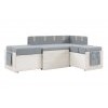 Кухонный диван Бартон 150х67х75 Savana Plus Ash, раскладной, с ящиком