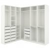 Угловая гардеробная Пакс PAX IKEA 211x213x236 см