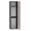 Шкаф для одежды Санти НМ 013.40, Антрацит/Дуб Крафт Серый
