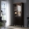Шкаф-стеллаж Хемнэс Hemnes венге/бук Икеа