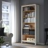 Шкаф-стеллаж Хемнэс Hemnes белый/бук Икеа
