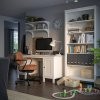 Стеллаж Hemnes Хемнэс массив дерева, белый Икеа