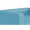 Офисный двухместный диван Стовер, искусственная кожа Galaxy Light Blue
