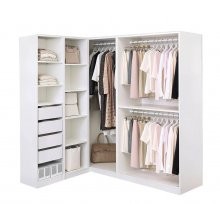 Угловая гардеробная Пакс PAX IKEA 160x188x201 см