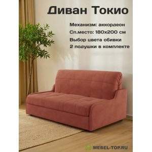Диван аккордеон Токио 180 Velutto 55