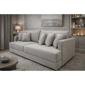 Диван еврокнижка Сиена с 5 декоративными подушками, Vivaldi 04