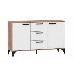 Тумба Марсель НМ 013.79, Меренга/Дуб Крафт Табачный