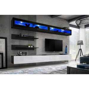 Стенка навесная в гостиную-2 МДФ Арт.3293