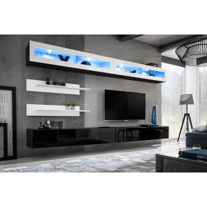 Стенка навесная в гостиную-2 МДФ Арт.3294